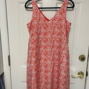 NWT Stewart Simmons reversible orange tiger print dress